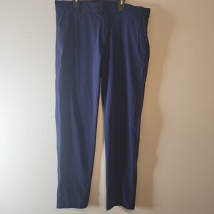 Greyson Men's Slim Flat-Front Chinos in Navy